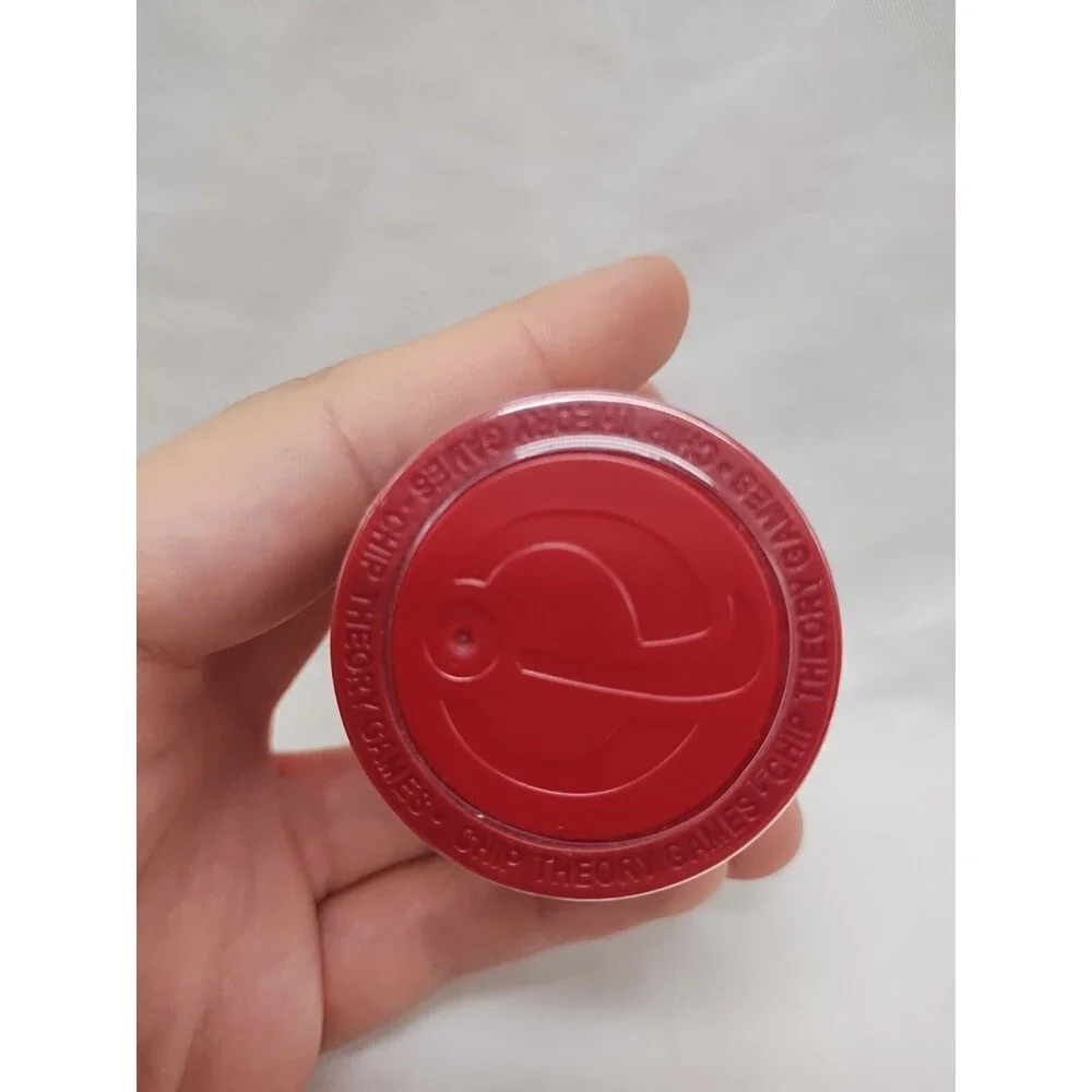 Pack Of (23) Chip Theory Games Red Health Chips
